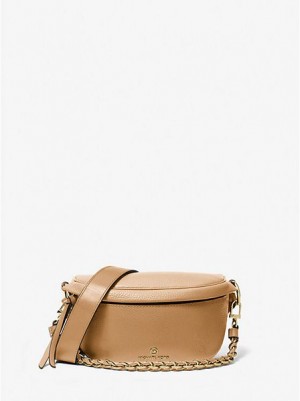 Bolsa De Hombro Michael Kors Slater Extra-small Pebbled Cuero Mujer Marrones | 807123-IGX