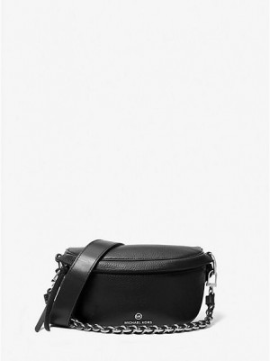 Bolsa De Hombro Michael Kors Slater Extra-small Pebbled Cuero Mujer Negras | 953068-DKL