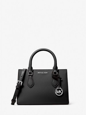 Bolso Satchel Michael Kors Sheila Small Faux Saffiano Cuero Mujer Negras | 968201-WDQ