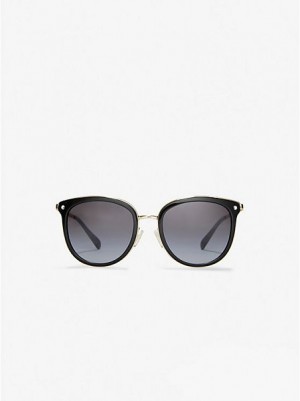 Gafas de Sol Michael Kors Adrianna Bright Mujer Negras | 608734-KLC