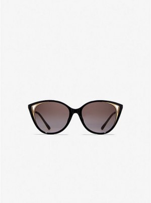 Gafas de Sol Michael Kors Alexandria Mujer Negras | 791548-FOS