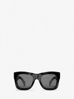 Gafas de Sol Michael Kors Athens Mujer Negras | 461980-BPI