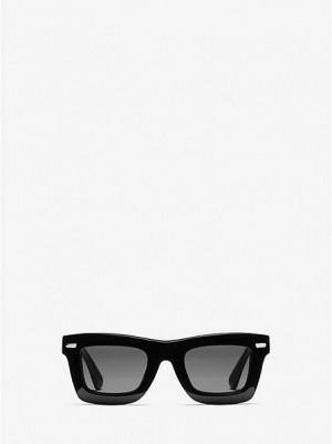 Gafas de Sol Michael Kors Central Park Mujer Negras | 849702-KJM