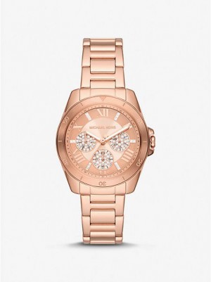 Relojes Michael Kors Mini Alek Pave Mujer Rosas Doradas | 320165-PZB