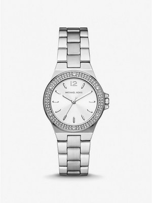 Relojes Michael Kors Mini Lennox Pave Mujer Plateadas | 461798-HDF