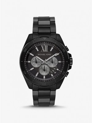 Relojes Michael Kors Oversized Brecken Hombre Negras | 914867-MSC