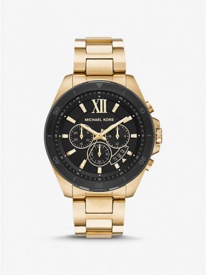 Relojes Michael Kors Oversized Brecken Hombre Doradas | 367941-PHO