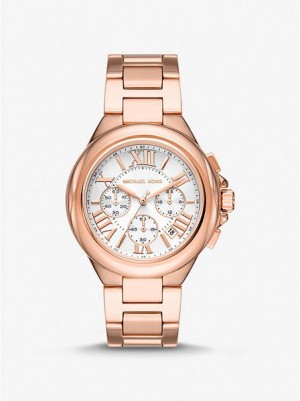 Relojes Michael Kors Oversized Camille Mujer Rosas Doradas | 801764-YEV