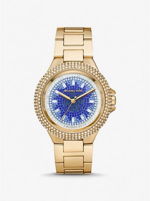 Relojes Michael Kors Oversized Camille Ombre Pave Mujer Doradas | 562478-HLD