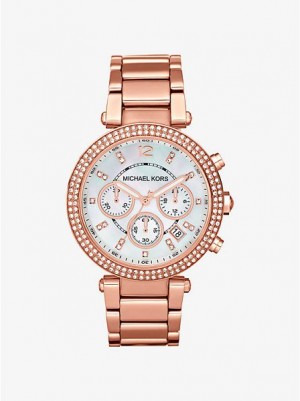 Relojes Michael Kors Parker Mujer Rosas Doradas | 287159-SRU