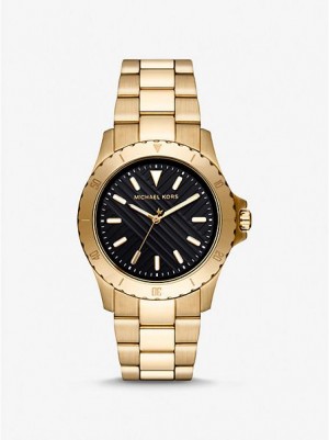 Relojes Michael Kors Slim Everest Hombre Doradas | 913854-WFO