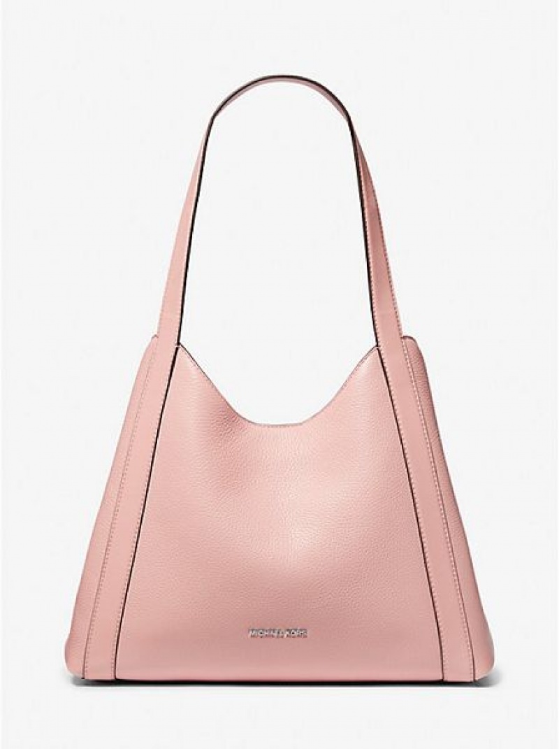 Bolsa De Hombro Michael Kors Rosemary Large Pebbled Cuero Mujer Rosas | 765213-EJQ