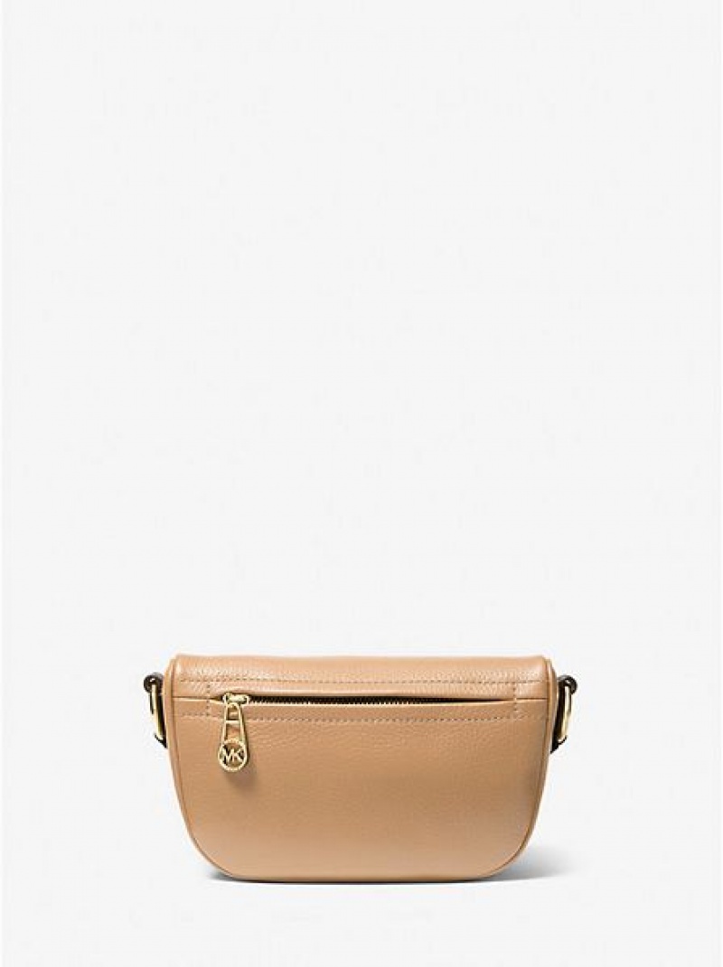 Bolsa De Hombro Michael Kors Slater Extra-small Pebbled Cuero Mujer Marrones | 807123-IGX