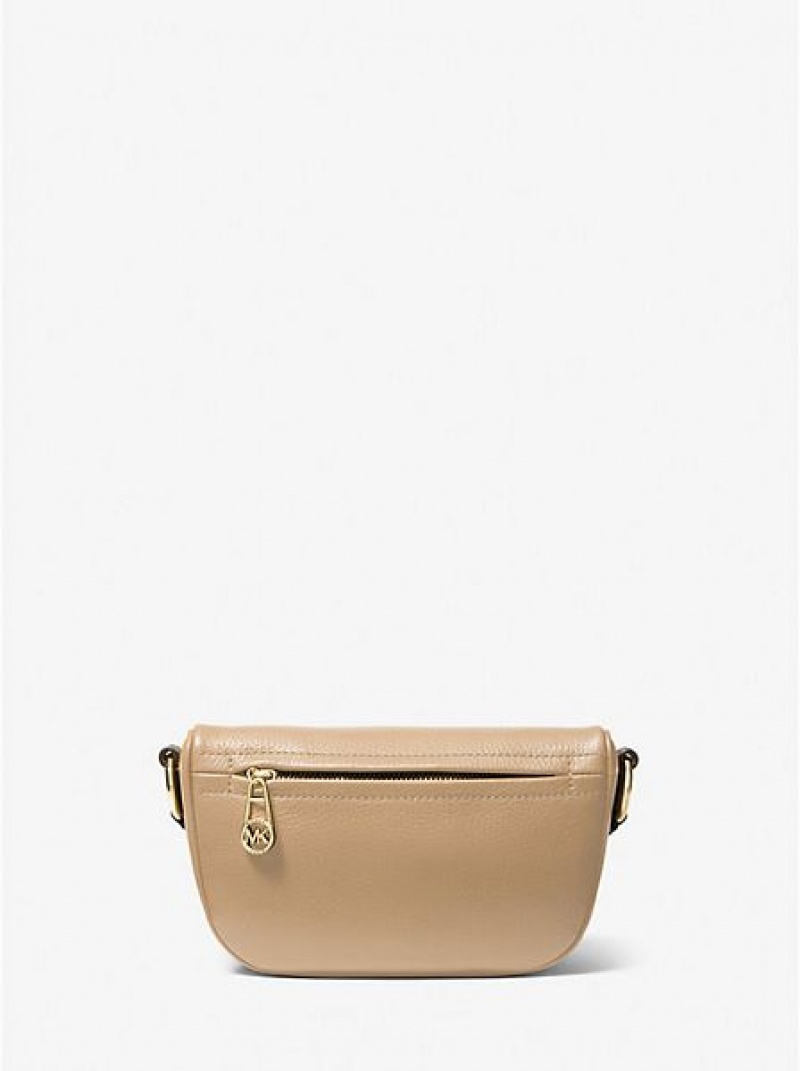 Bolsa De Hombro Michael Kors Slater Extra-small Pebbled Cuero Mujer Marrones | 436192-ISE