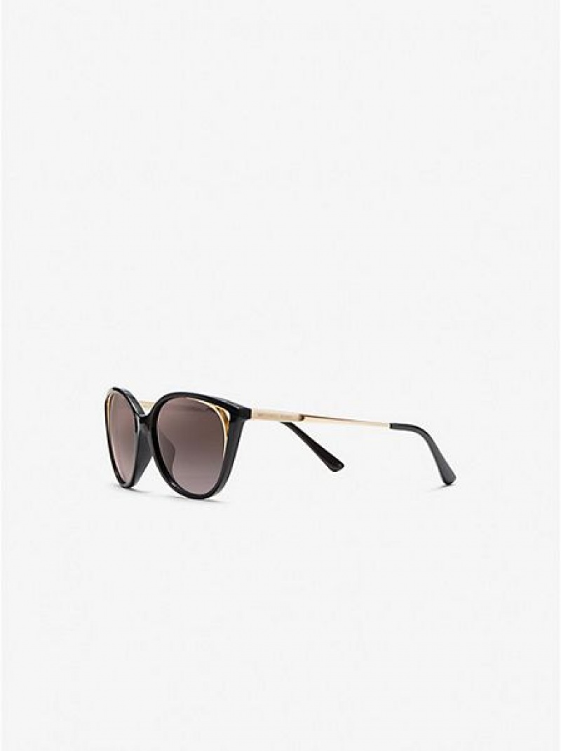 Gafas de Sol Michael Kors Alexandria Mujer Negras | 791548-FOS