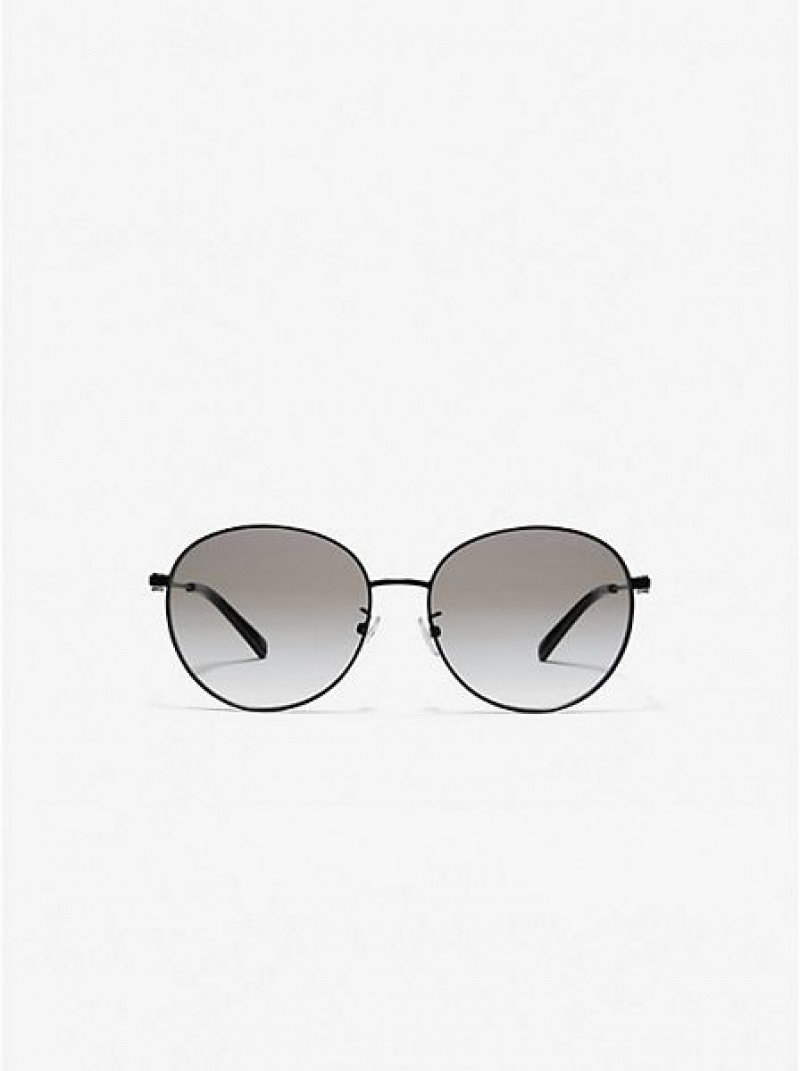 Gafas de Sol Michael Kors Alpine Mujer Negras | 195246-UYK