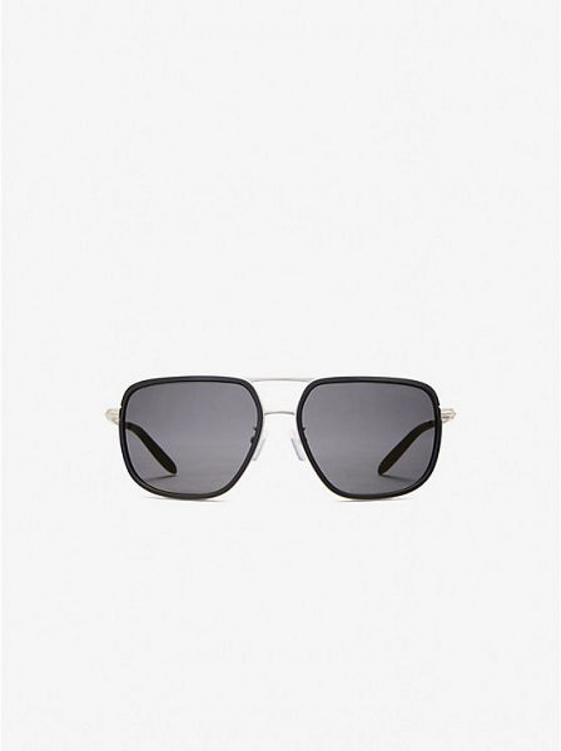 Gafas de Sol Michael Kors Del Ray Mujer Plateadas | 296841-HKE