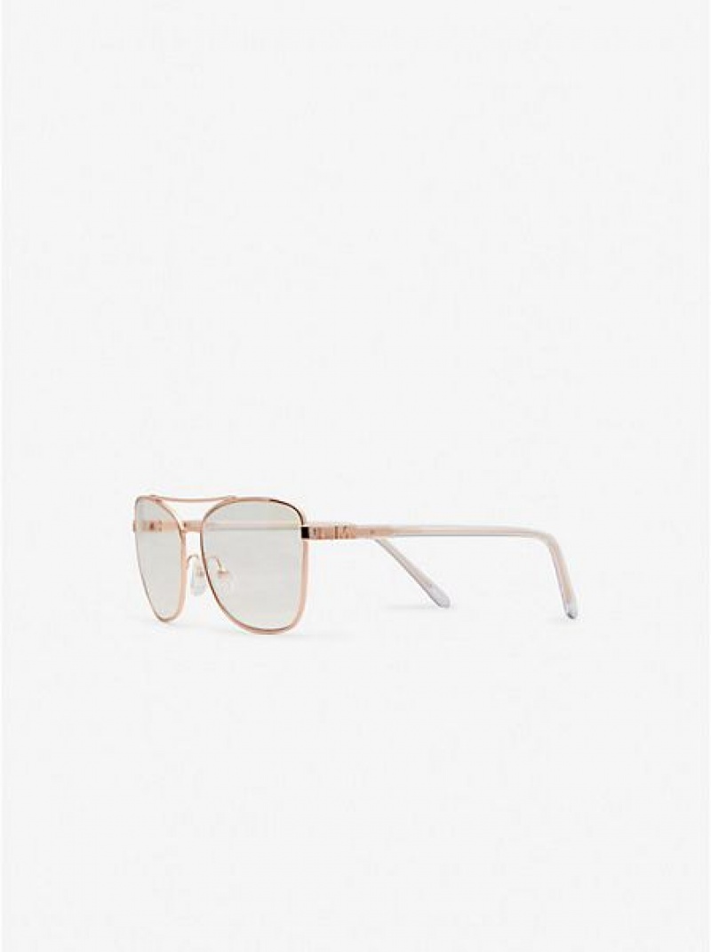 Gafas de Sol Michael Kors Stratton Mujer Rosas Doradas | 061795-KSC