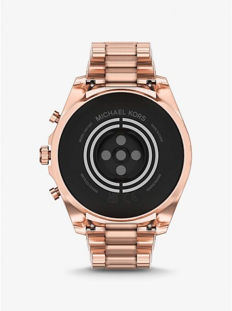 Relojes Michael Kors Gen 6 Bradshaw Smart Mujer Rosas Doradas | 064932-RJQ