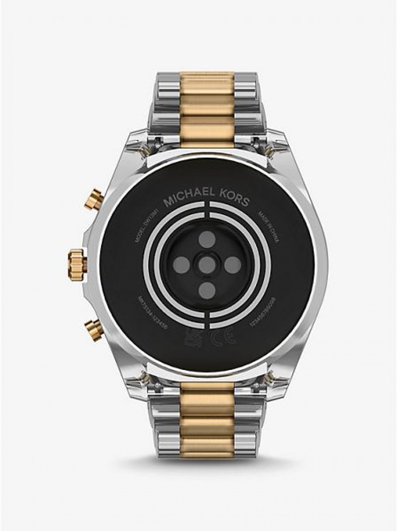 Relojes Michael Kors Gen 6 Bradshaw Smart Mujer Plateadas Doradas | 394120-LGQ