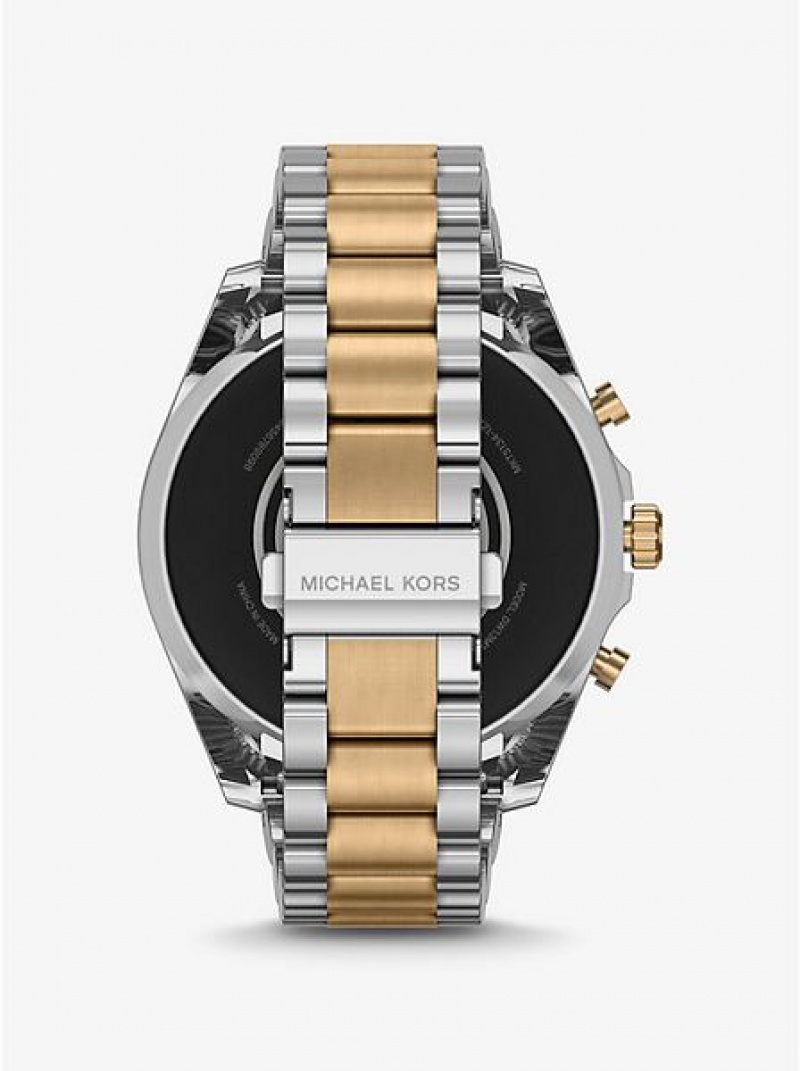 Relojes Michael Kors Gen 6 Bradshaw Smart Hombre Plateadas Doradas | 398017-TRH