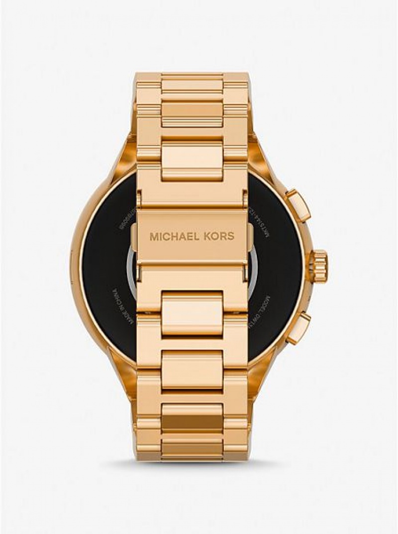 Relojes Michael Kors Gen 6 Camille Pave Smart Hombre Doradas | 736142-KNJ