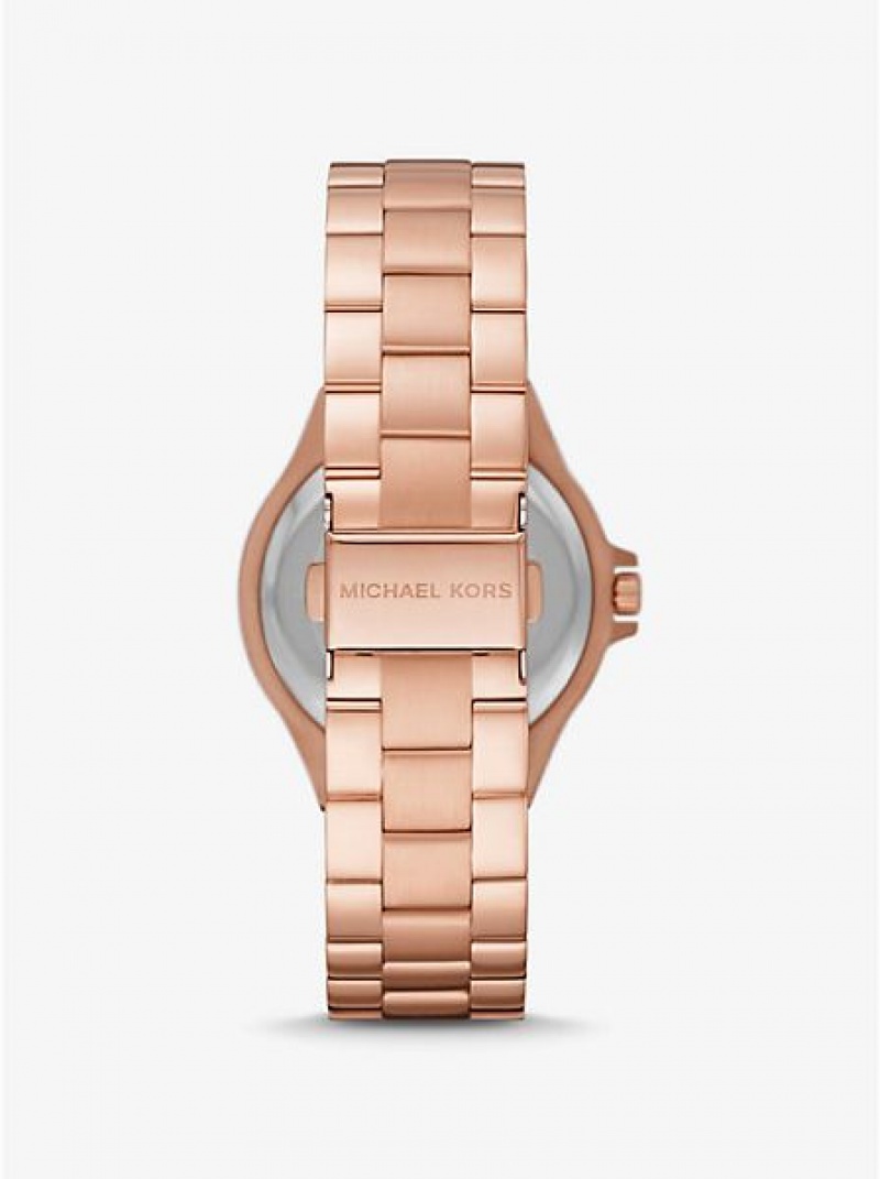 Relojes Michael Kors Lennox Pave Mujer Rosas Doradas | 735960-YRH