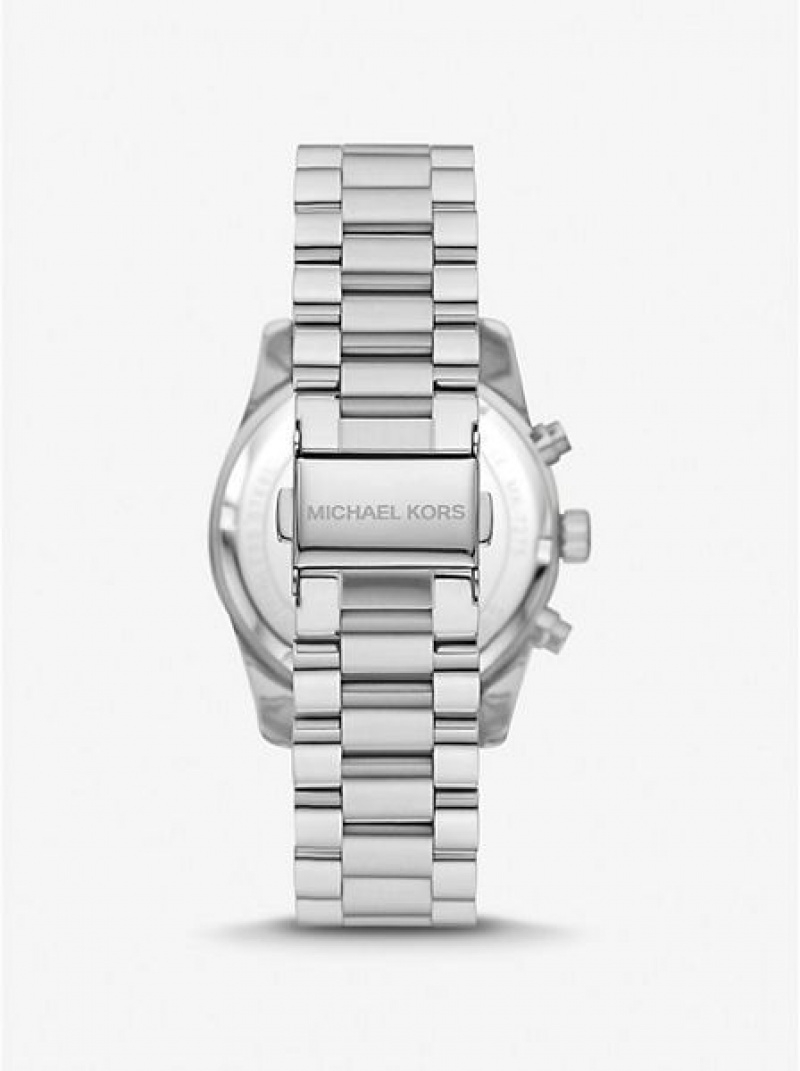 Relojes Michael Kors Lexington Pave Mujer Plateadas | 431089-CZW