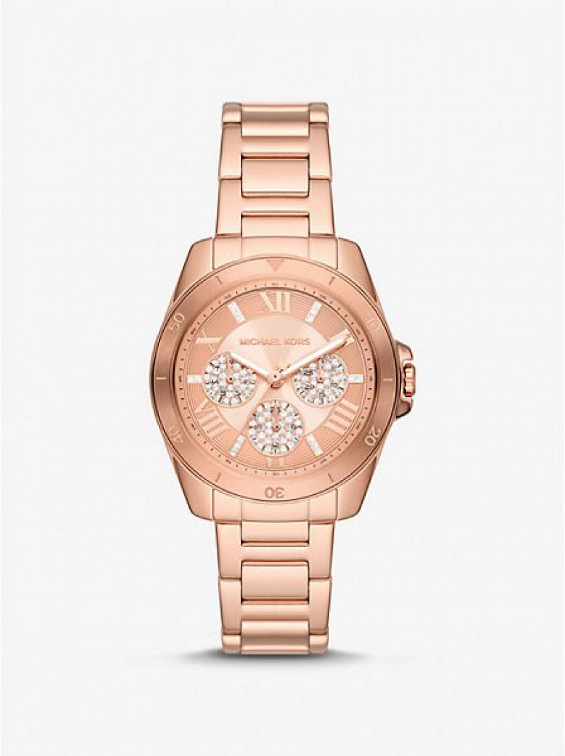 Relojes Michael Kors Mini Alek Pave Mujer Rosas Doradas | 320165-PZB