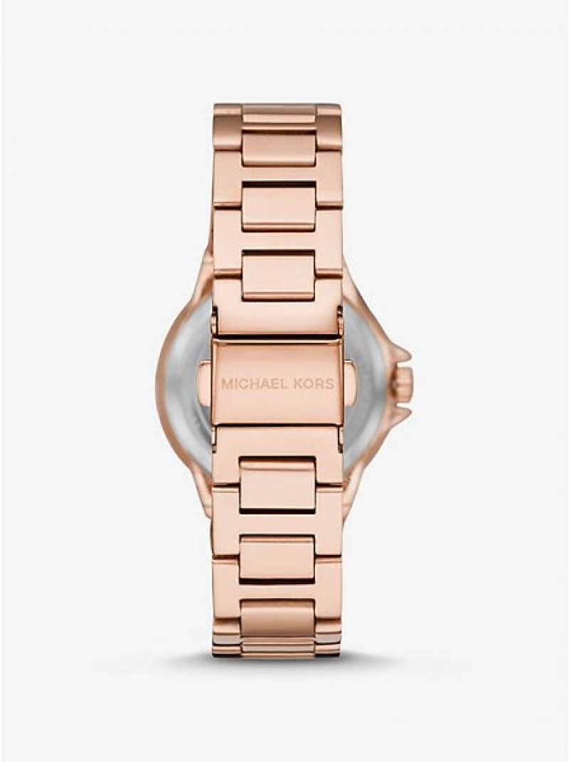 Relojes Michael Kors Mini Camille Pave Mujer Rosas Doradas | 924657-ZED