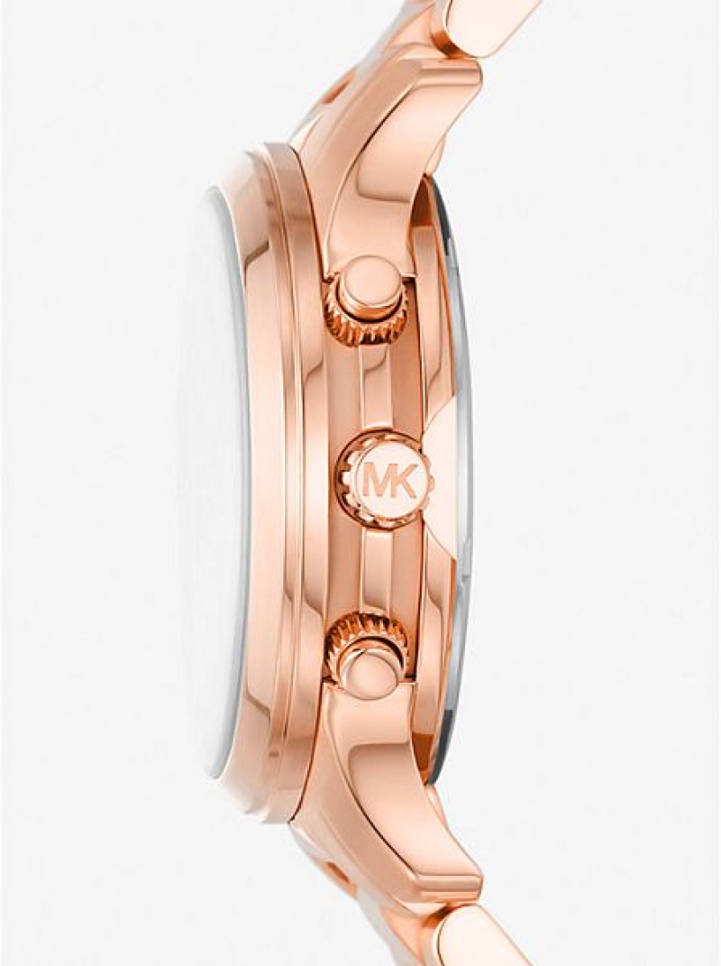 Relojes Michael Kors Mini Runway Mujer Rosas Doradas | 538914-XYU