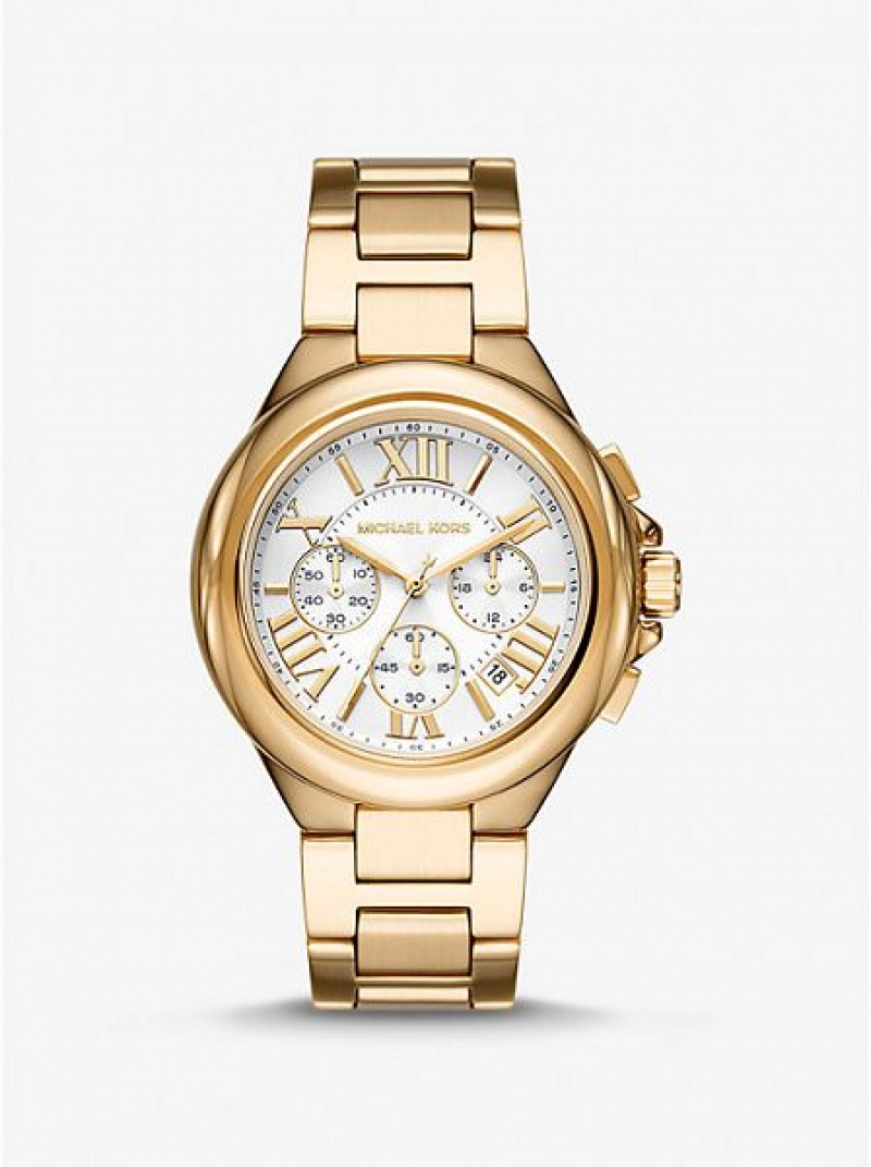 Relojes Michael Kors Oversized Camille Mujer Doradas | 748501-KNZ