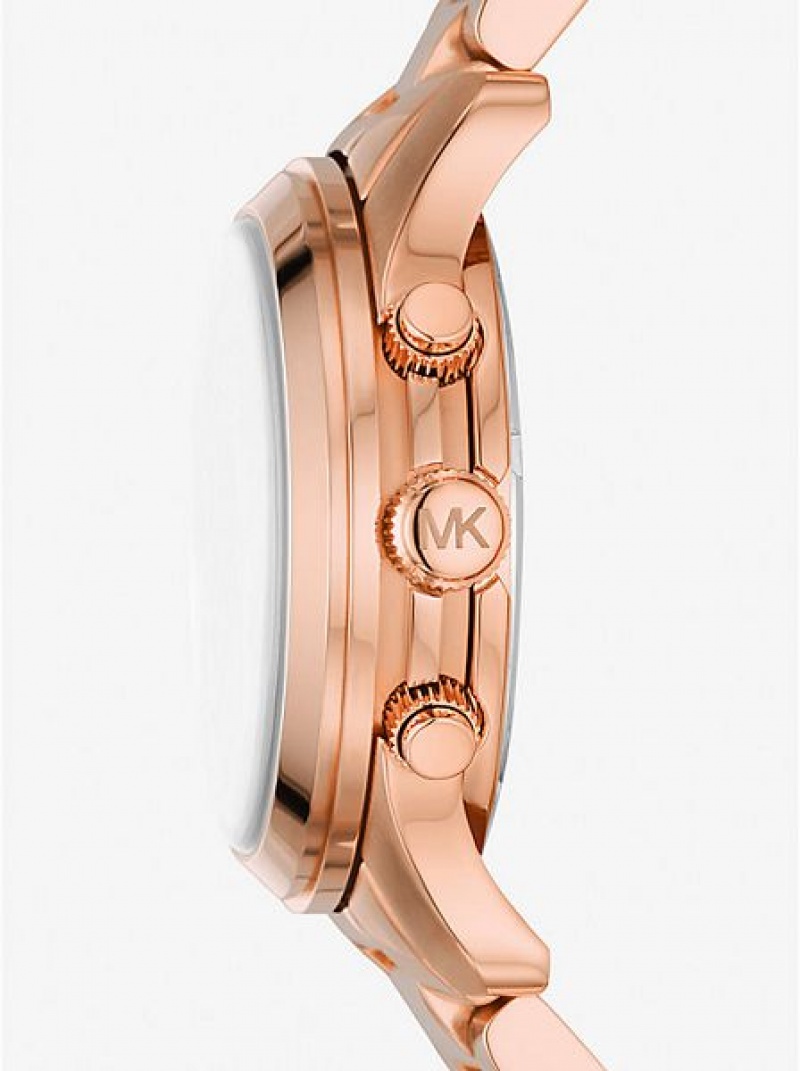 Relojes Michael Kors Runway Mujer Rosas Doradas | 642758-ODX