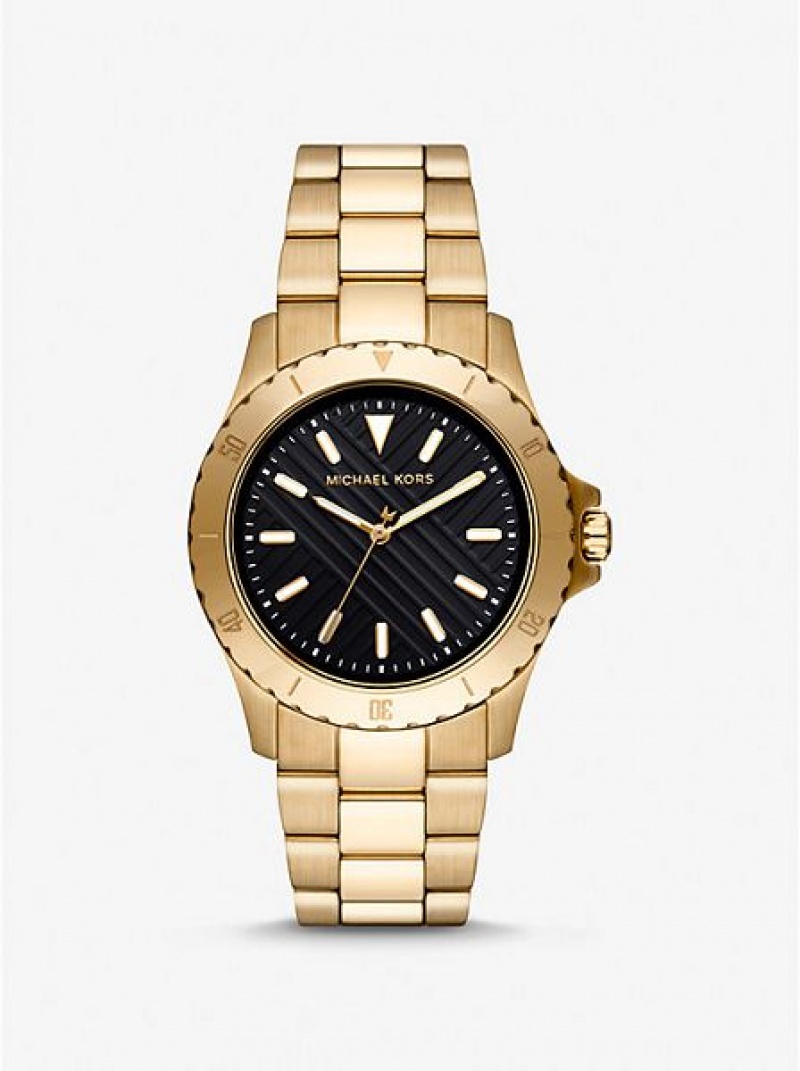 Relojes Michael Kors Slim Everest Mujer Doradas | 209743-WVJ