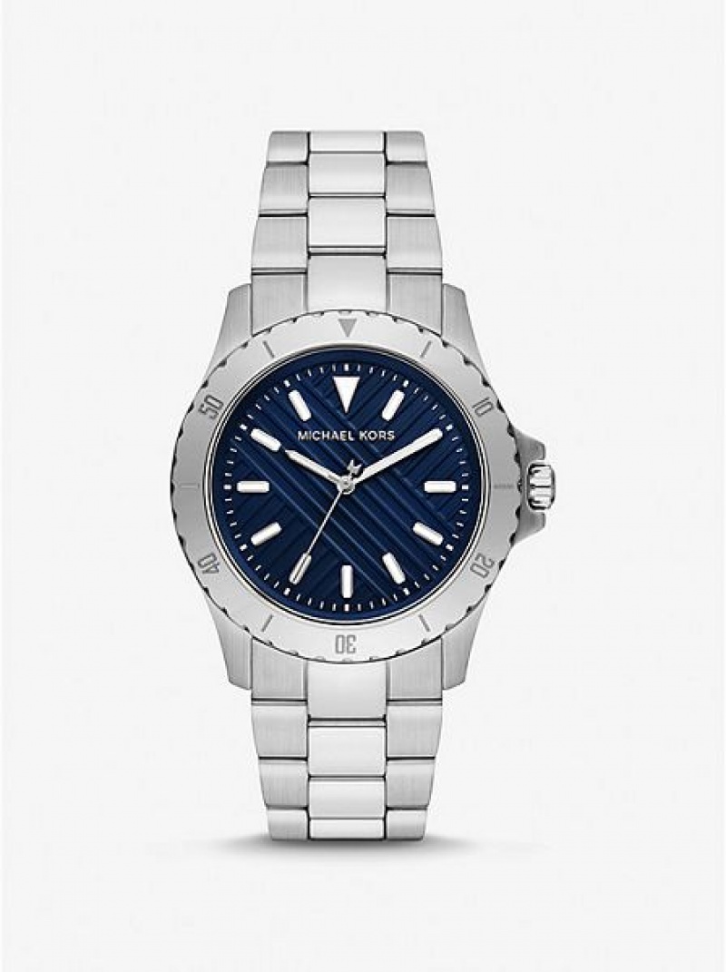 Relojes Michael Kors Slim Everest Mujer Plateadas | 807532-KWV