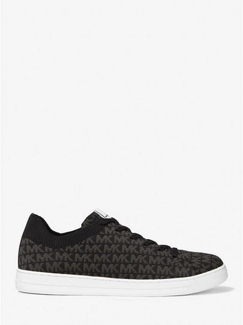 Zapatillas Michael Kors Keating Logo Jacquard Hombre Negras | 870632-VGU